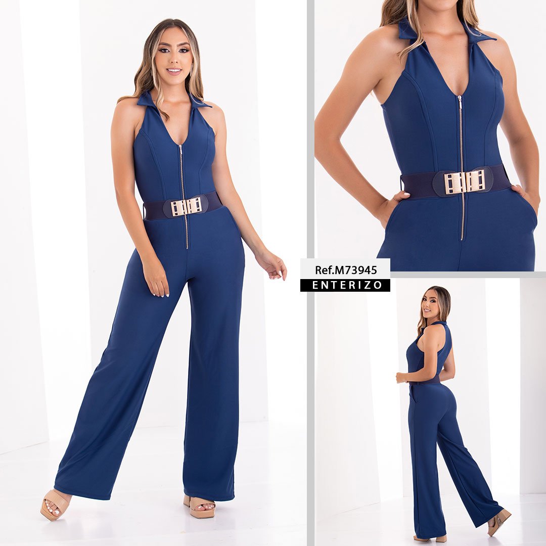 Enterizo azul marino hot sale