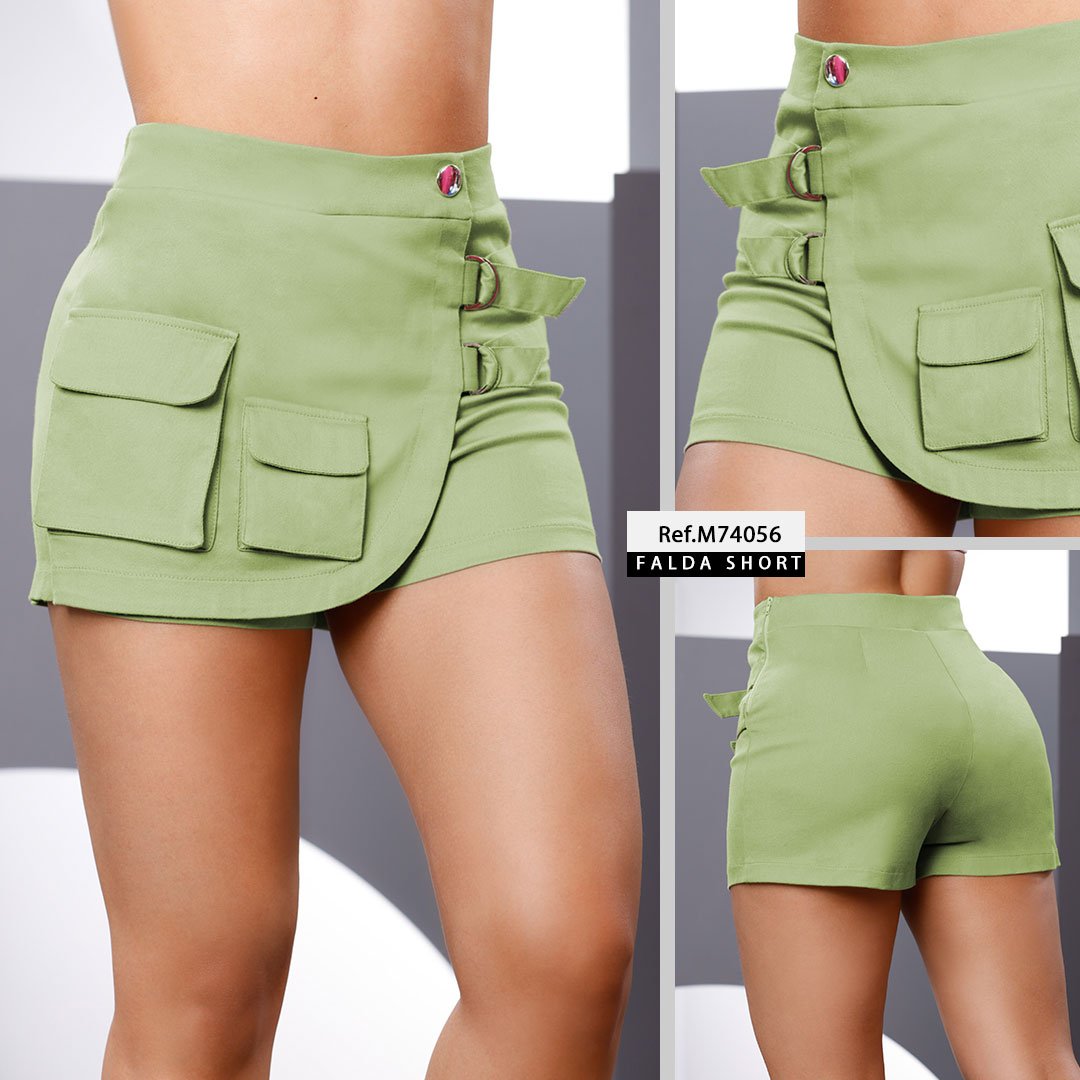 M74056 SHORT DRIL VERDE