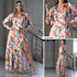 M73899 VESTIDO SATIN ESTAMPADO AZUL CELESTE