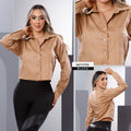 Y3793 BLUSA POPELINA CAMEL
